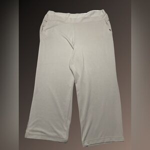 Athleta Seasoft Pant Sz 3X Beige Wide Leg Athletic Pull‎ On